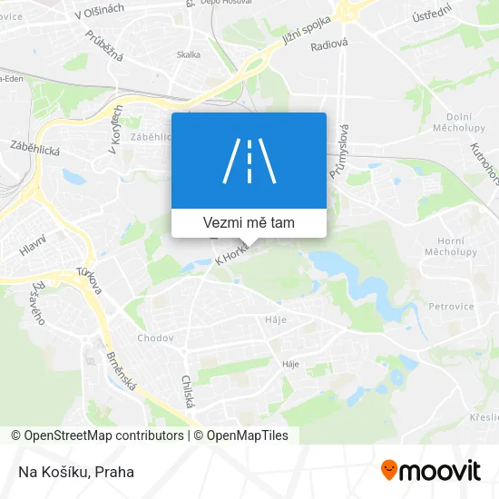 Na Košíku mapa