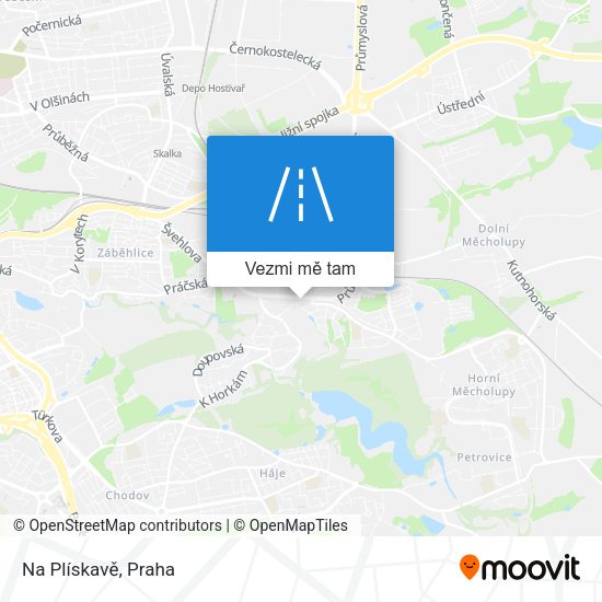 Na Plískavě mapa