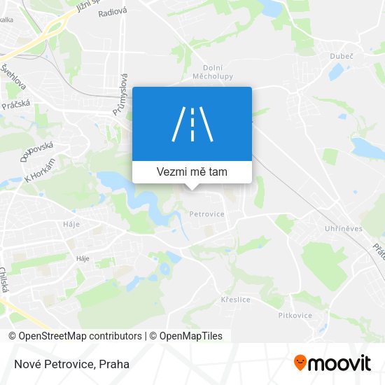 Nové Petrovice mapa