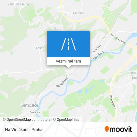 Na Viničkách mapa