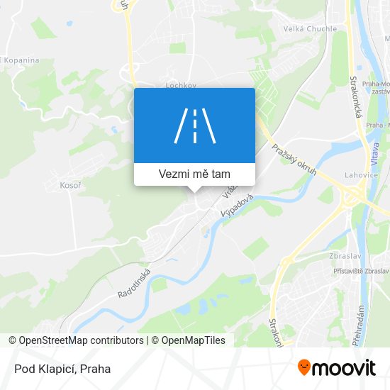 Pod Klapicí mapa