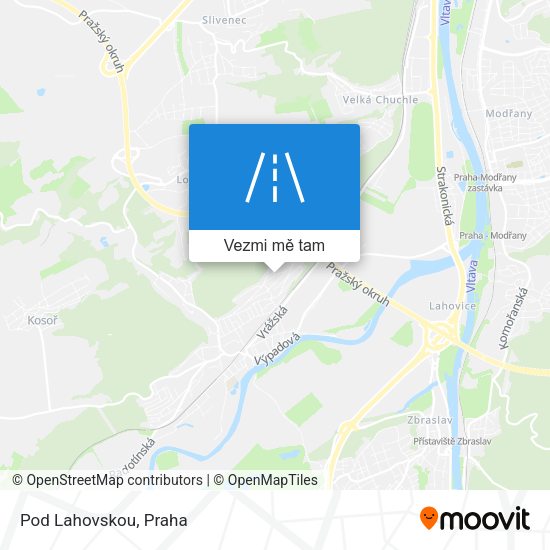 Pod Lahovskou mapa