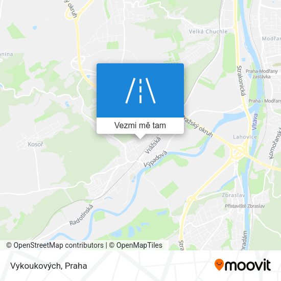 Vykoukových mapa