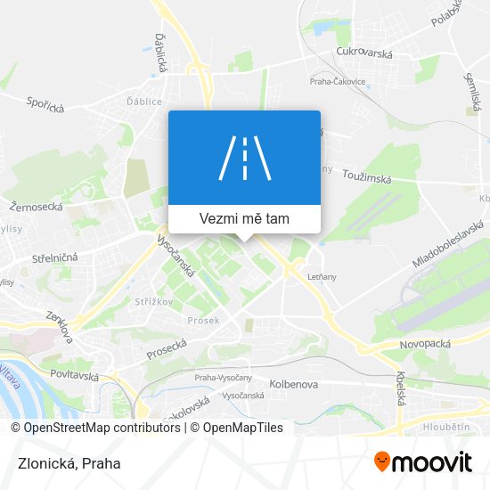Zlonická mapa