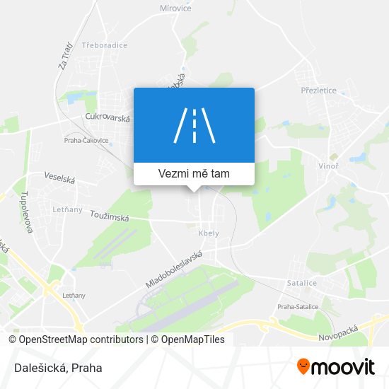 Dalešická mapa