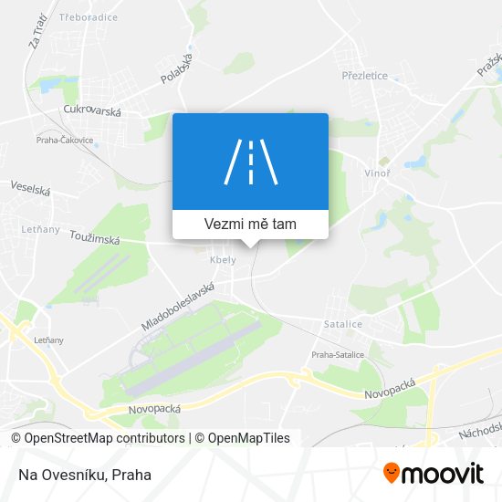 Na Ovesníku mapa