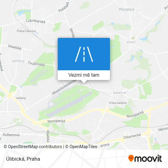 Úlibická mapa