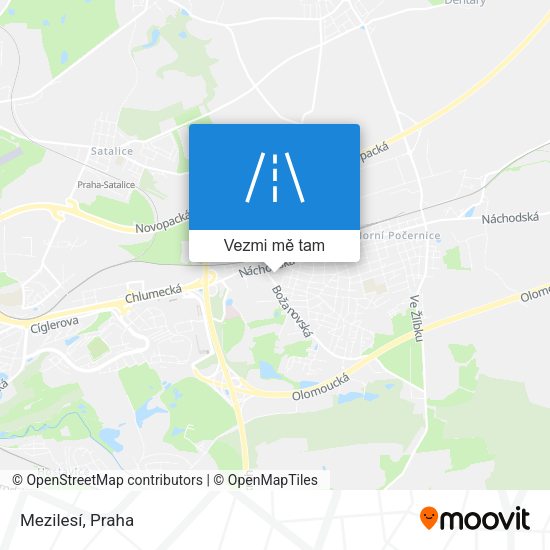 Mezilesí mapa