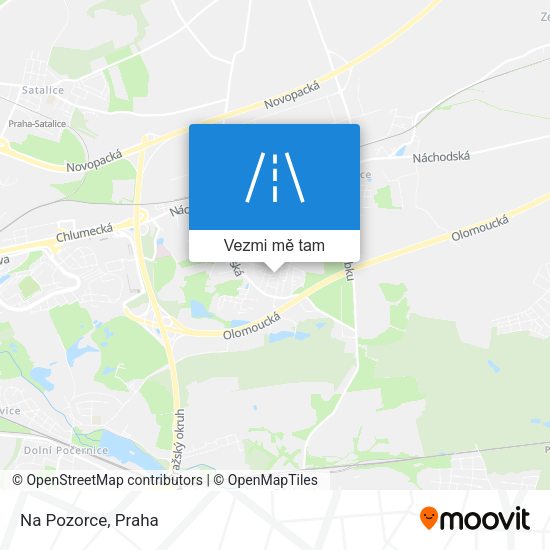 Na Pozorce mapa