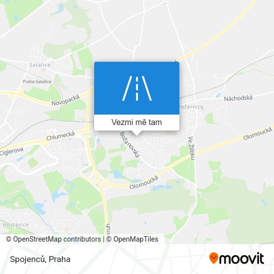 Spojenců mapa