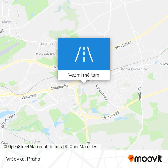 Vršovka mapa