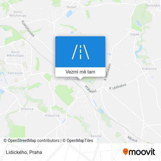 Lidického mapa