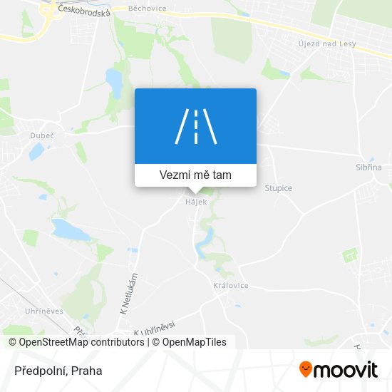 Předpolní mapa