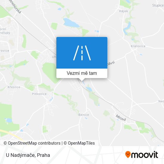U Nadýmače mapa