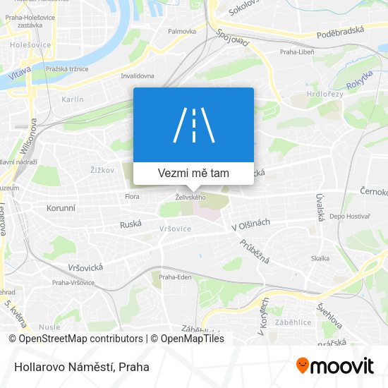 Hollarovo Náměstí mapa