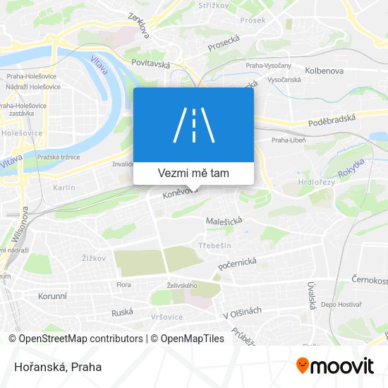 Hořanská mapa