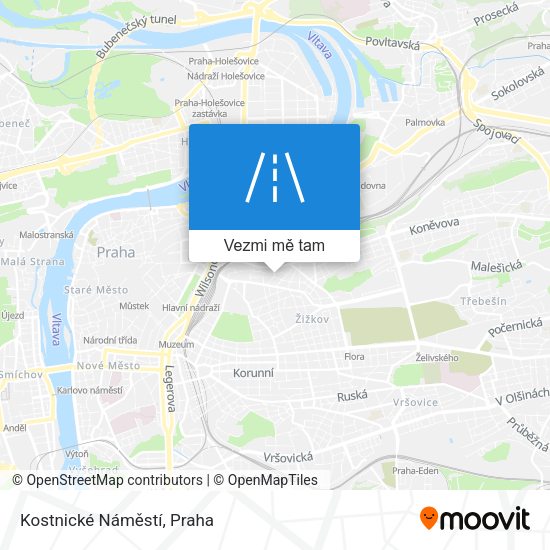 Kostnické Náměstí mapa