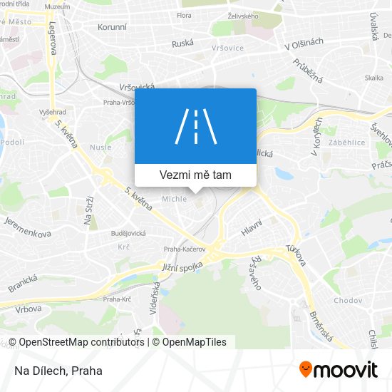 Na Dílech mapa