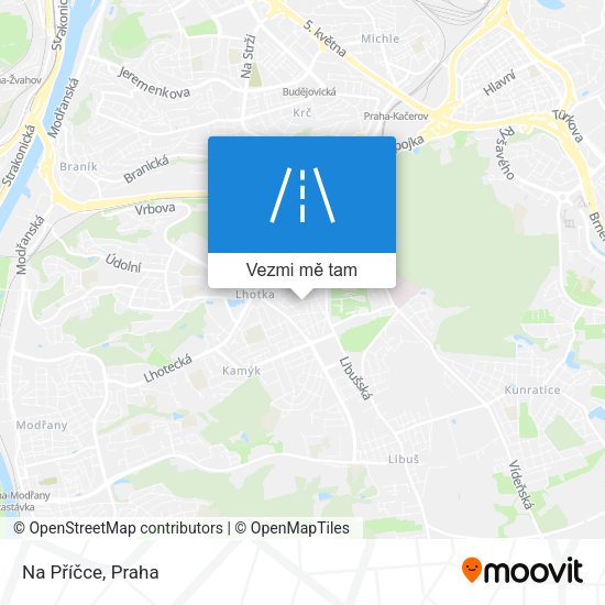 Na Příčce mapa