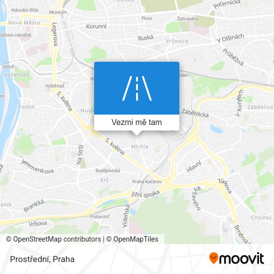 Prostřední mapa