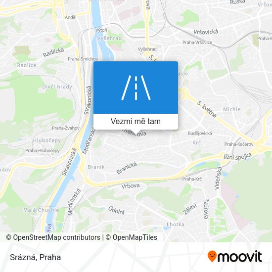 Srázná mapa