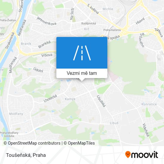 Toušeňská mapa