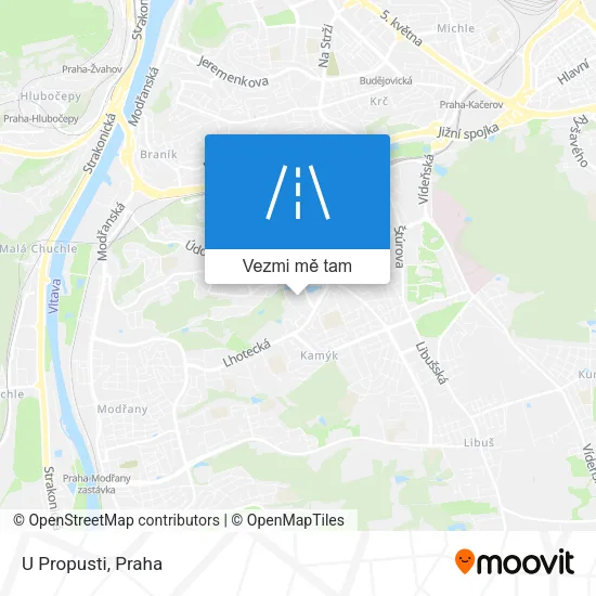 U Propusti mapa