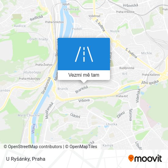U Ryšánky mapa