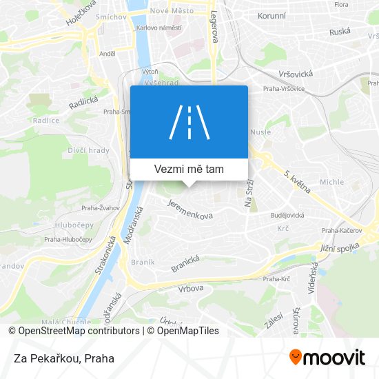 Za Pekařkou mapa