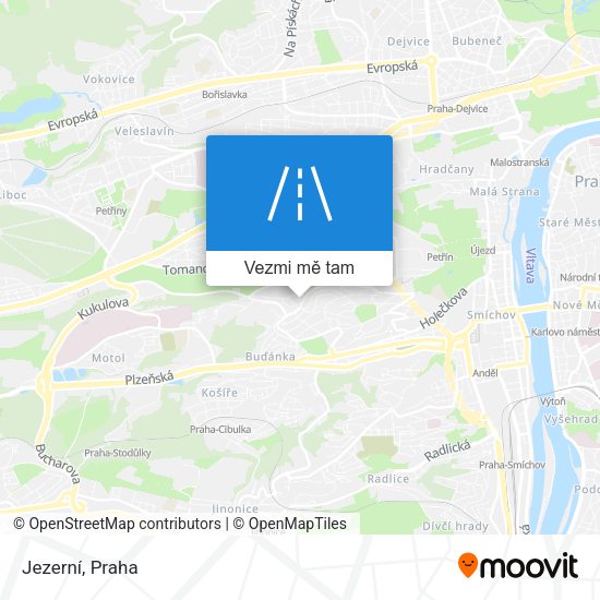 Jezerní mapa