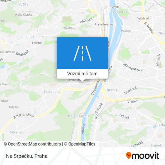Na Srpečku mapa