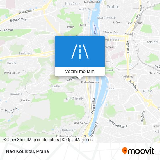 Nad Koulkou mapa