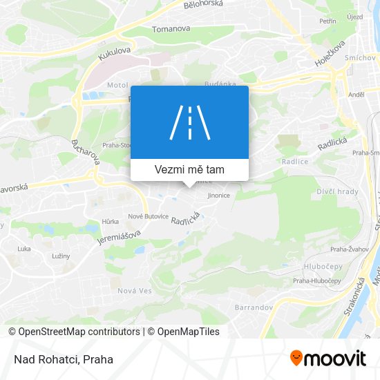 Nad Rohatci mapa