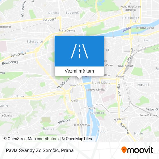 Pavla Švandy Ze Semčic mapa