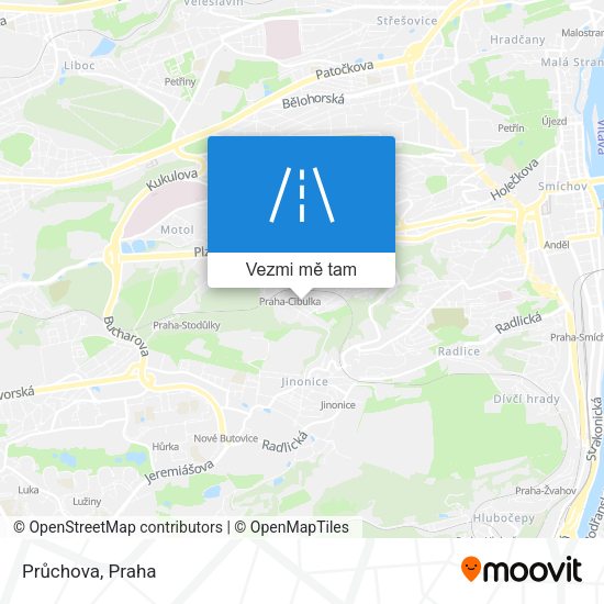 Průchova mapa