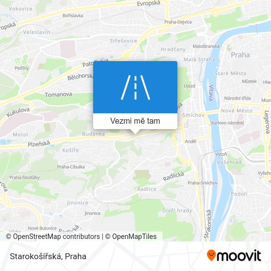 Starokošířská mapa