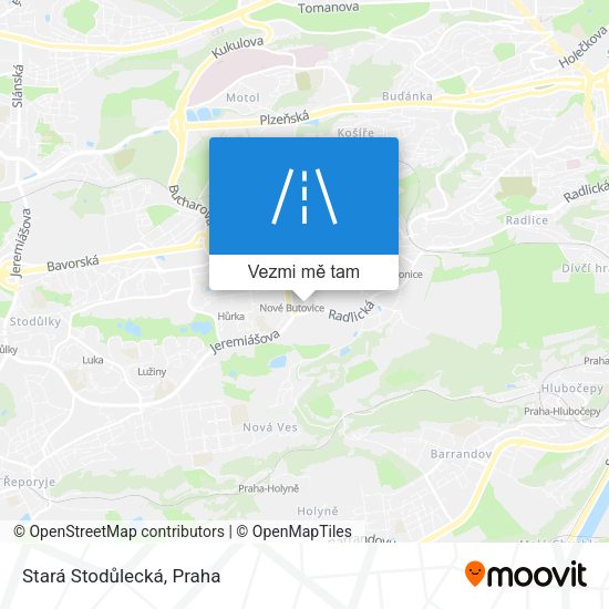 Stará Stodůlecká mapa