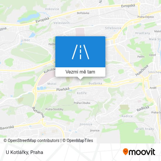 U Kotlářky mapa