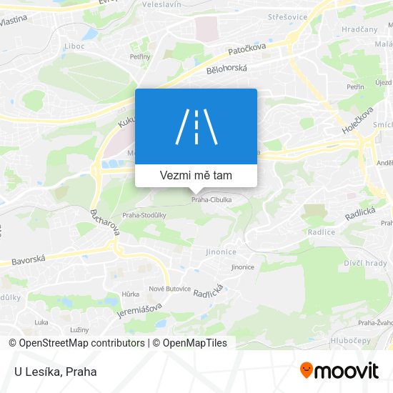 U Lesíka mapa