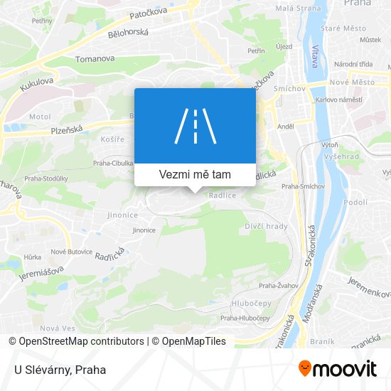 U Slévárny mapa