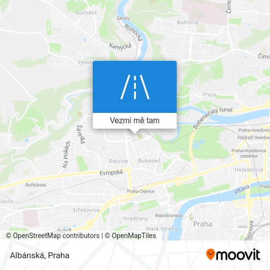 Albánská mapa