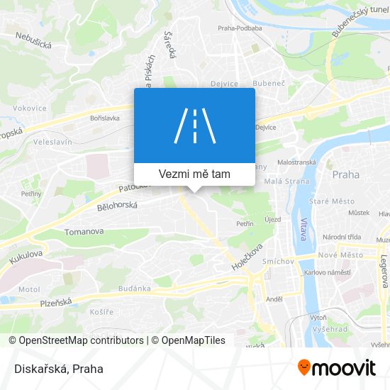 Diskařská mapa