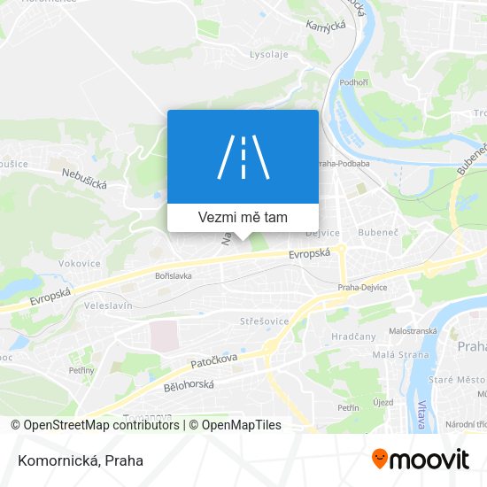 Komornická mapa