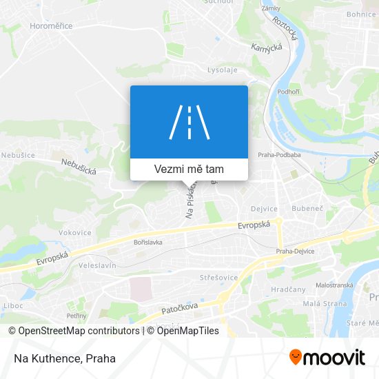 Na Kuthence mapa