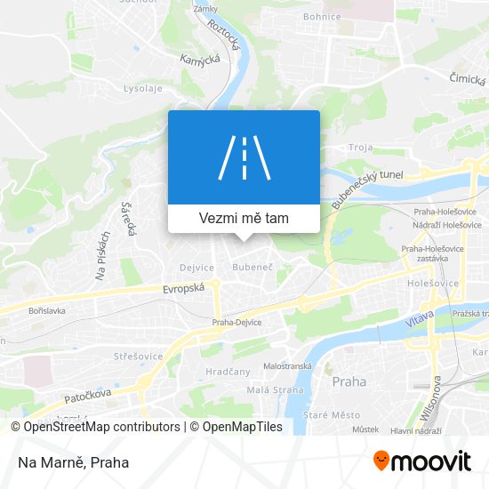 Na Marně mapa