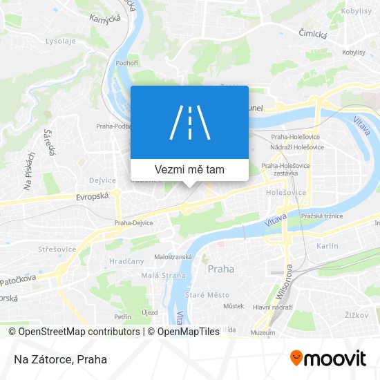 Na Zátorce mapa