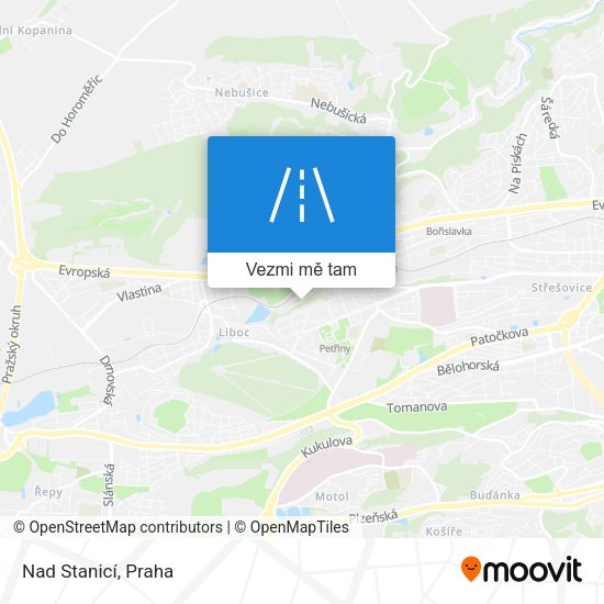 Nad Stanicí mapa