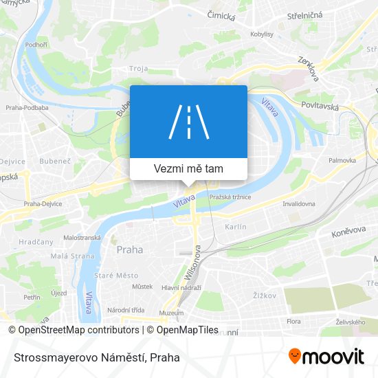 Strossmayerovo Náměstí mapa