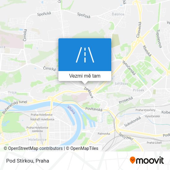 Pod Stírkou mapa