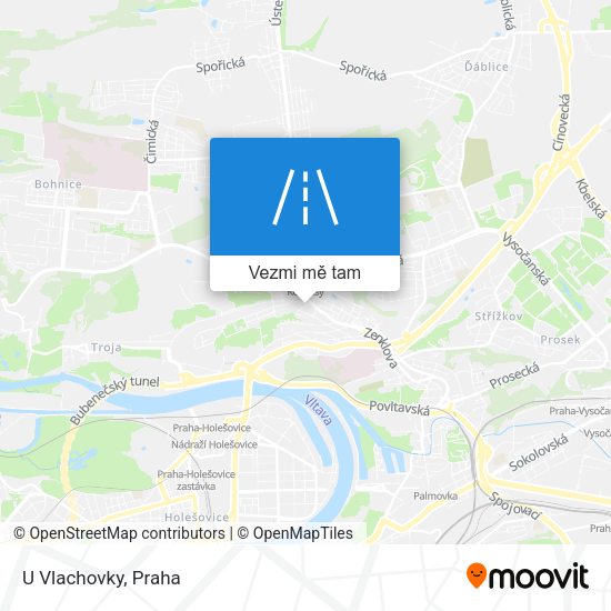 U Vlachovky mapa